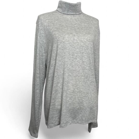 Abercrombie & Fitch Sweaters - NWT Abercrombie & Fitch Merino Wool Blend Turtleneck Grey Long Sleeve Sweater L